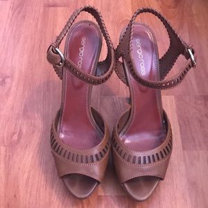 Sergio Rossi Pelle Parma Doc Cuoio